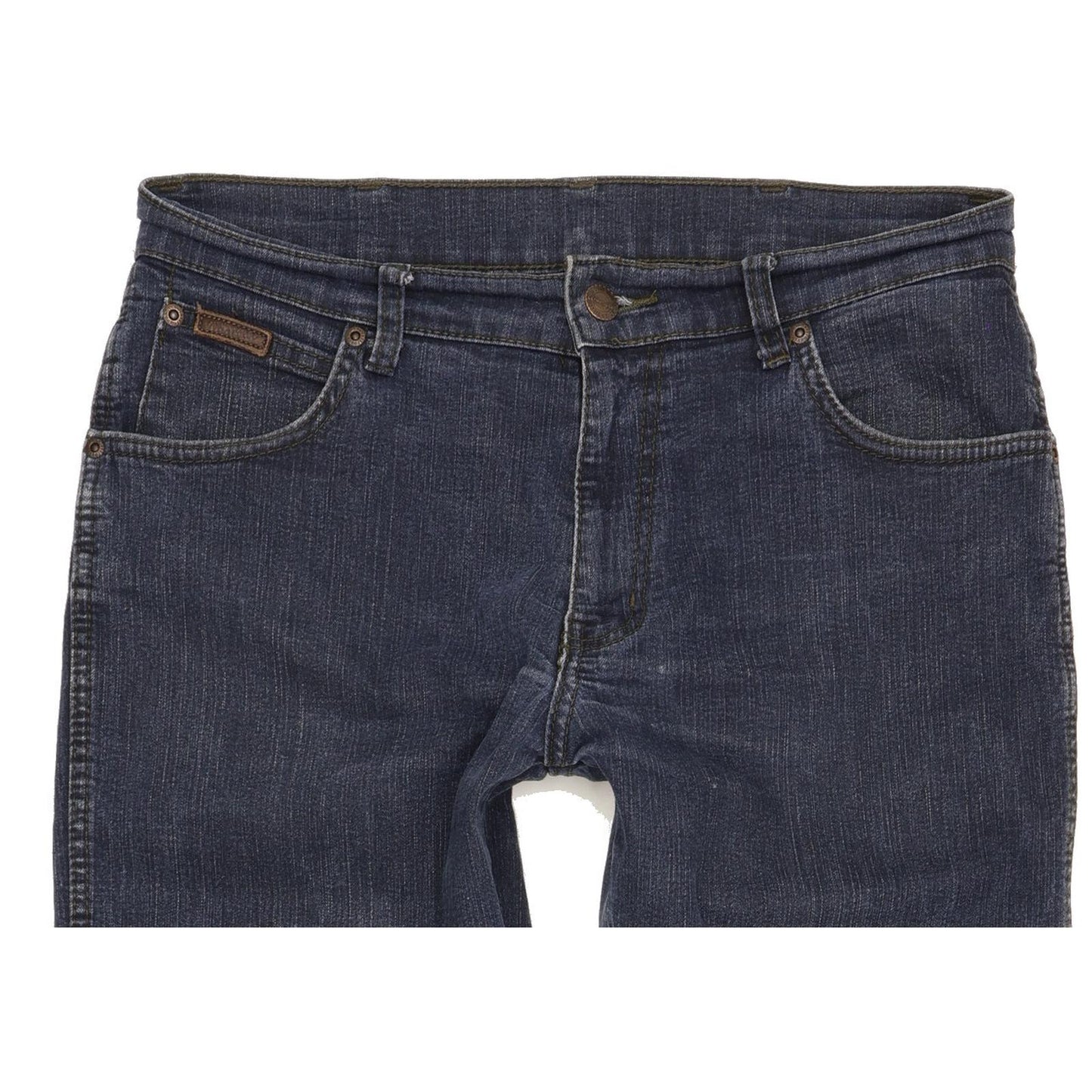 Wrangler Texas Men Blue Straight Regular Stretch Jeans W32 L30