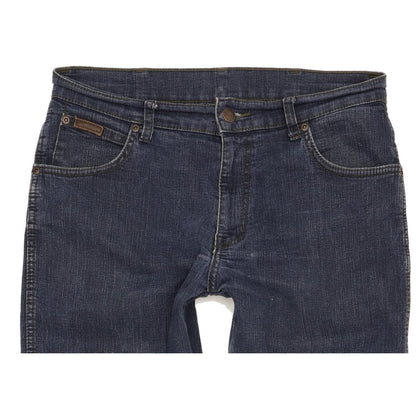 Wrangler Texas Men Blue Straight Regular Stretch Jeans W32 L30