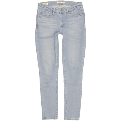 Levi's 711 Women Blue Skinny Slim Stretch Jeans W27 L28