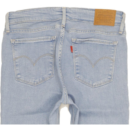 Levi's 711 Women Blue Skinny Slim Stretch Jeans W27 L28