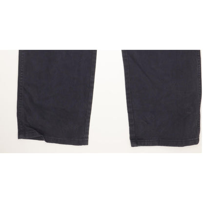 Wrangler Texas Men Navy Straight Slim Stretch Jeans W34 L32