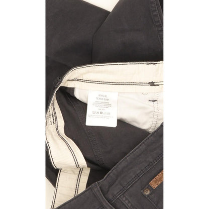 Wrangler Texas Men Navy Straight Slim Stretch Jeans W34 L32