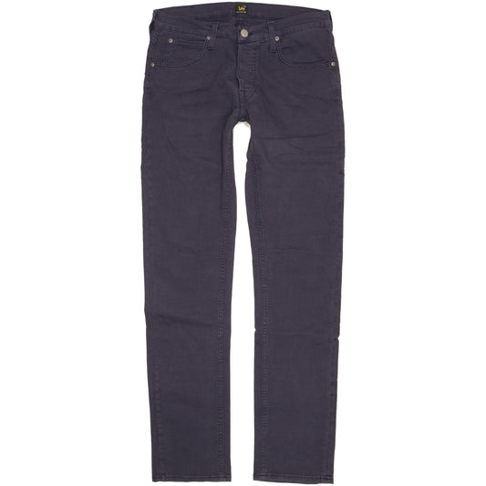 Lee Daren Men Navy Straight Slim Stretch Jeans W31 L34