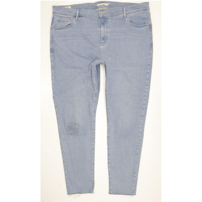 Levi's 721 Blue Skinny Slim Stretch Jeans High Waisted W40 L29