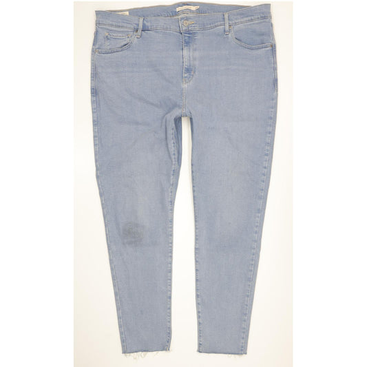 Levi's 721 Blue Skinny Slim Stretch Jeans High Waisted W40 L29