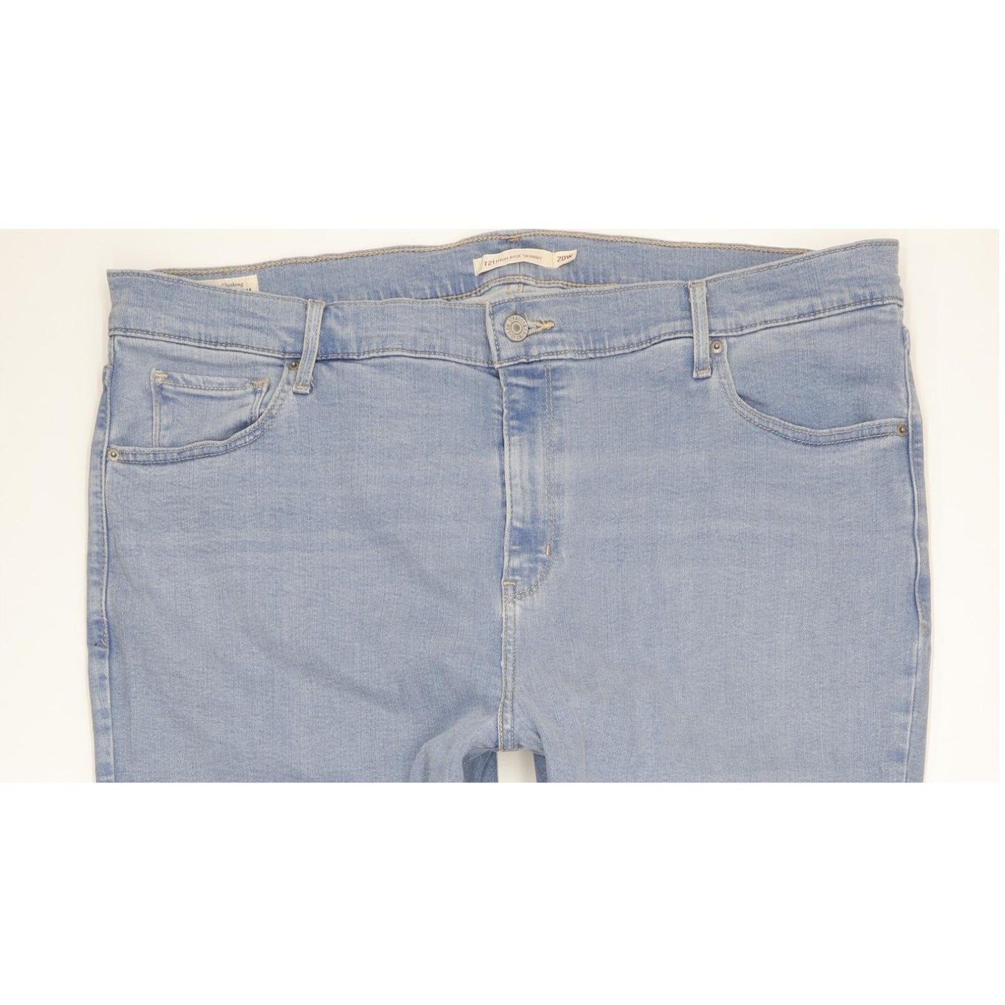 Levi's 721 Blue Skinny Slim Stretch Jeans High Waisted W40 L29