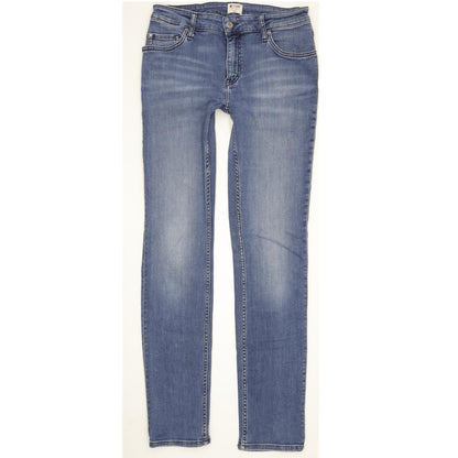 Mustang Sissy Women Blue Straight Slim Stretch Jeans W30 L33