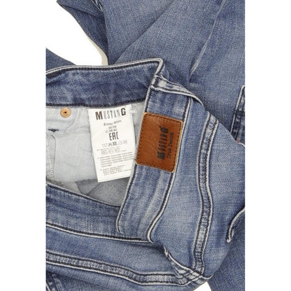 Mustang Sissy Women Blue Straight Slim Stretch Jeans W30 L33