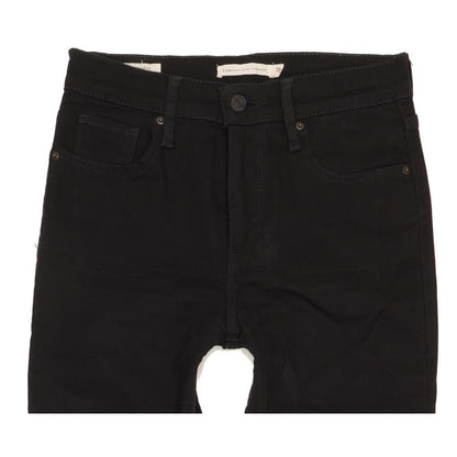 Levi's 724 Women Black Straight Slim Stretch Jeans W26 L30