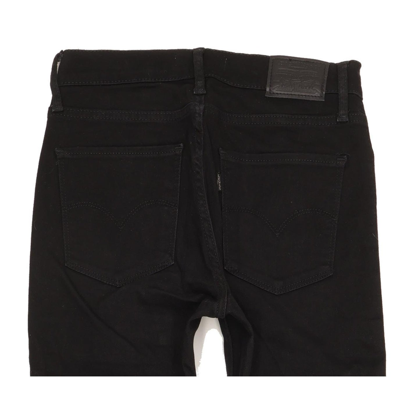 Levi's 724 Women Black Straight Slim Stretch Jeans W26 L30