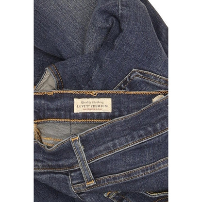 Levi's 724 Women Blue Skinny Slim Stretch Jeans W26 L30