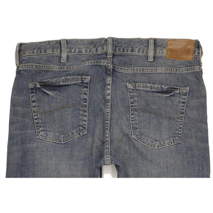 Lee Men Blue Straight Relaxed Stretch Jeans W36 L34