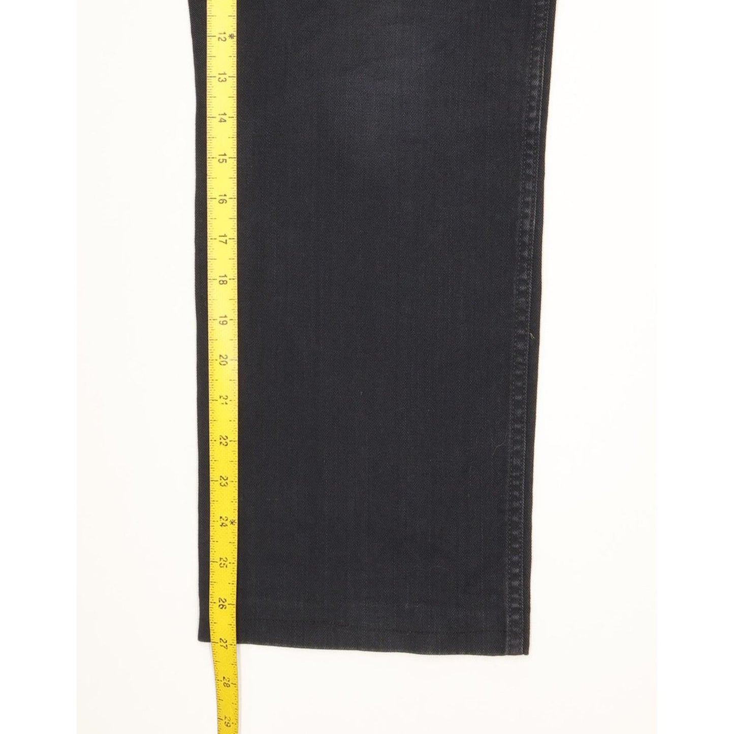 Wrangler Durable Quality Men Navy Straight Regular Stretch Jeans W33 L27