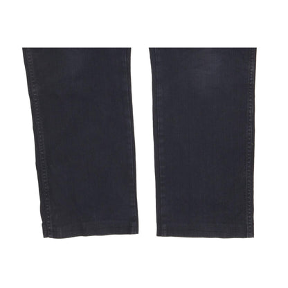 Wrangler Durable Quality Men Navy Straight Regular Stretch Jeans W33 L27
