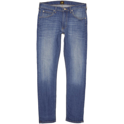 Lee Luke Men Blue Skinny Slim Stretch Jeans W32 L32