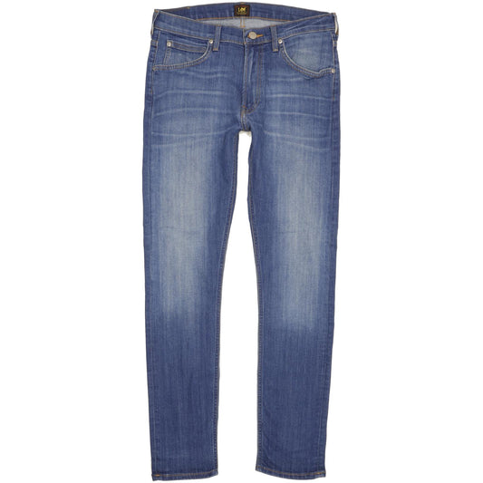 Lee Luke Men Blue Skinny Slim Stretch Jeans W32 L32