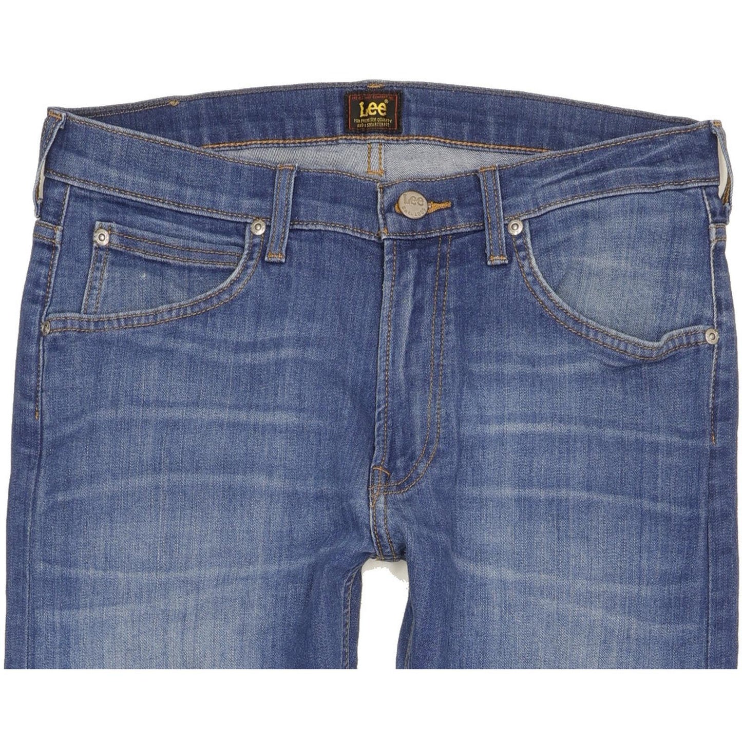 Lee Luke Men Blue Skinny Slim Stretch Jeans W32 L32