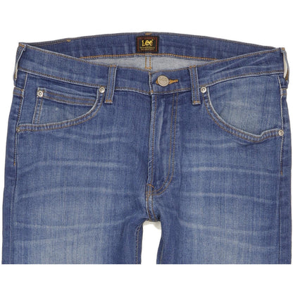 Lee Luke Men Blue Skinny Slim Stretch Jeans W32 L32