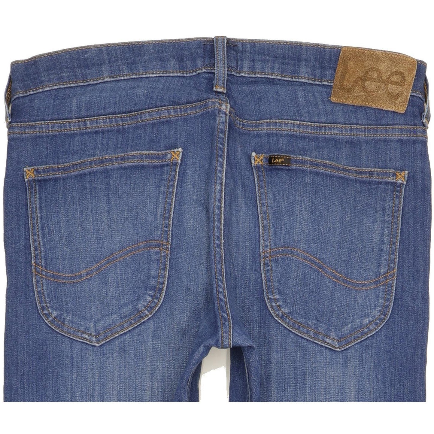 Lee Luke Men Blue Skinny Slim Stretch Jeans W32 L32