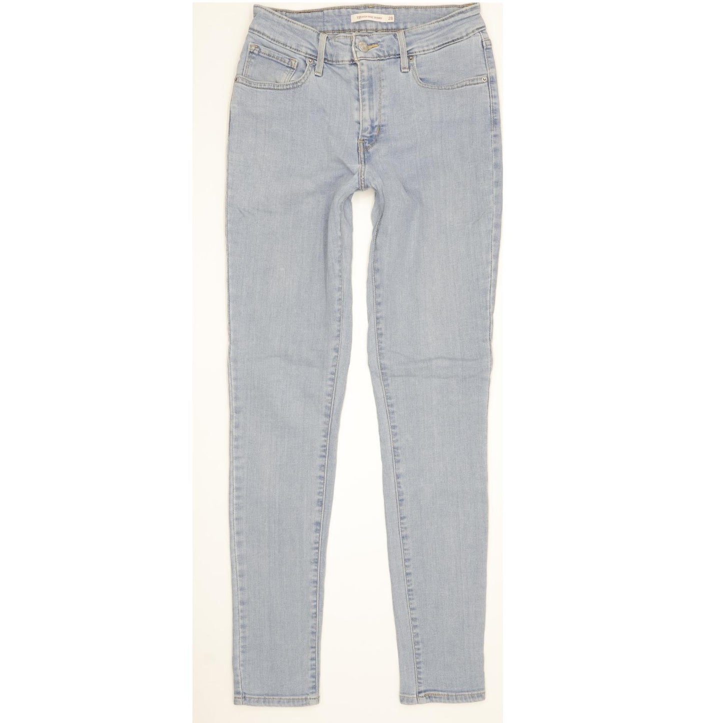 Levi's 721 Women Blue Skinny Slim Stretch Jeans W28 L32