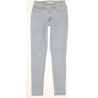 Levi's 721 Women Blue Skinny Slim Stretch Jeans W28 L32