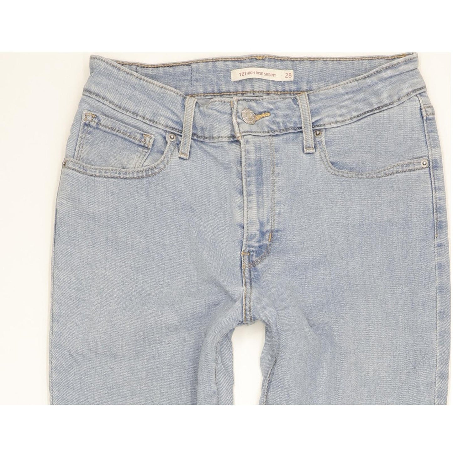 Levi's 721 Women Blue Skinny Slim Stretch Jeans W28 L32
