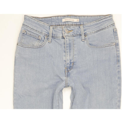Levi's 721 Women Blue Skinny Slim Stretch Jeans W28 L32