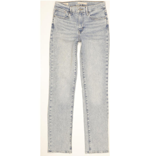 Levi's 724 Women Blue Straight Slim Stretch Jeans W28 L32