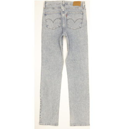 Levi's 724 Women Blue Straight Slim Stretch Jeans W28 L32