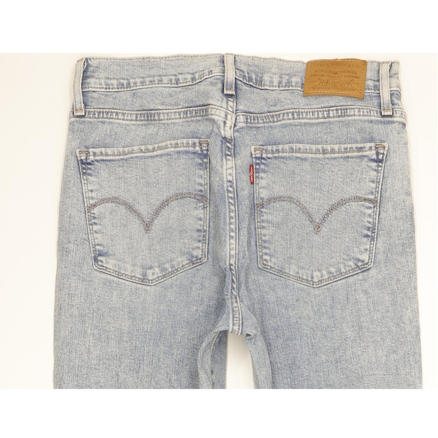 Levi's 724 Women Blue Straight Slim Stretch Jeans W28 L32