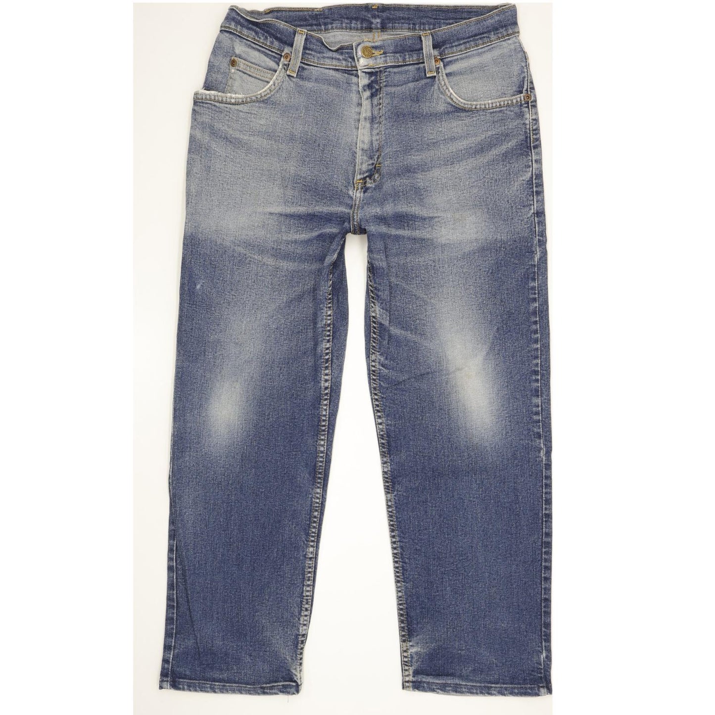Lee Men Blue Straight Regular Jeans W32 L26