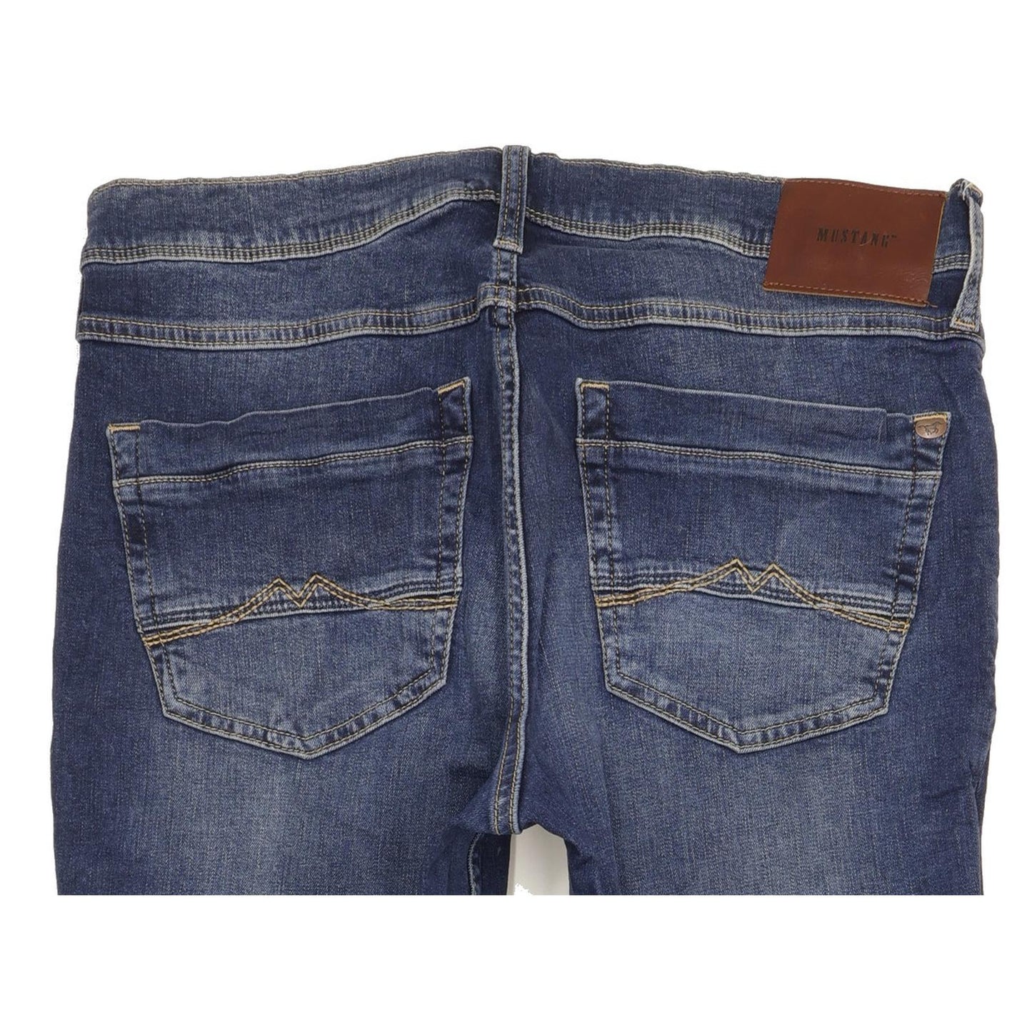 Mustang Washington Men Blue Straight Regular Stretch Jeans W34 L30