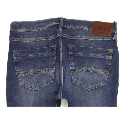 Mustang Washington Men Blue Straight Regular Stretch Jeans W34 L30