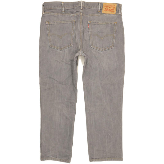 Levi's 511 Men Grey Straight Slim Stretch Jeans W38 L27