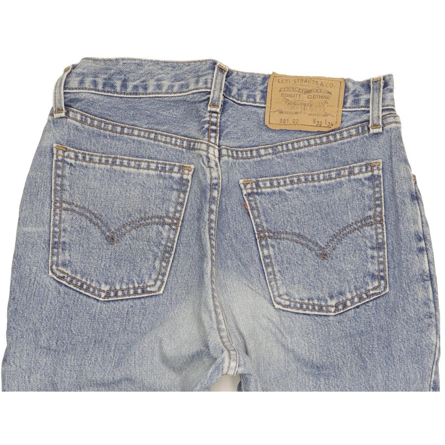 Levi's 881 Men Blue Straight Slim Jeans W30 L33