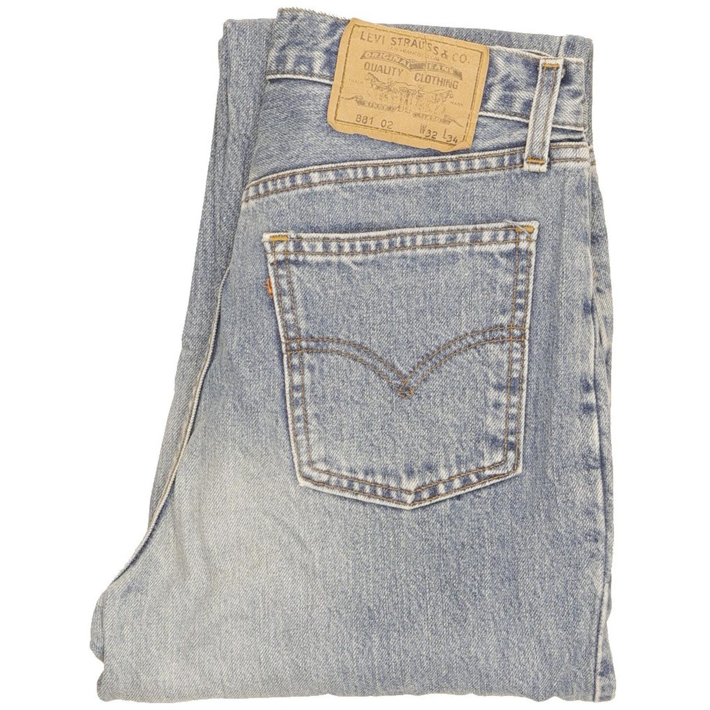 Levi's 881 Men Blue Straight Slim Jeans W30 L33