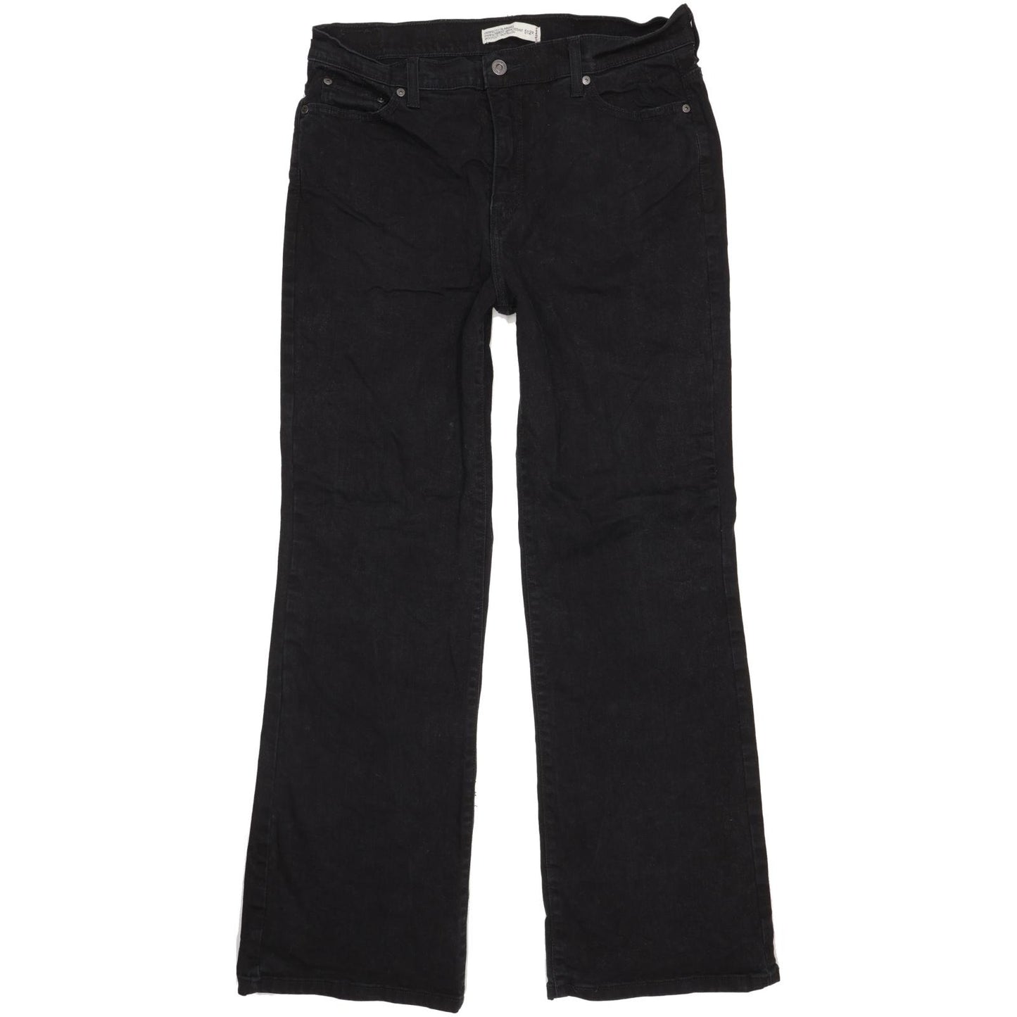 Levi's 512 Black Bootcut Slim Stretch Jeans High Waisted W32 L31