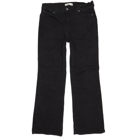 Levi's 512 Black Bootcut Slim Stretch Jeans High Waisted W32 L31
