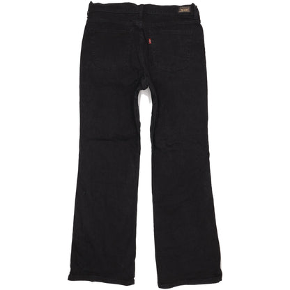 Levi's 512 Black Bootcut Slim Stretch Jeans High Waisted W32 L31