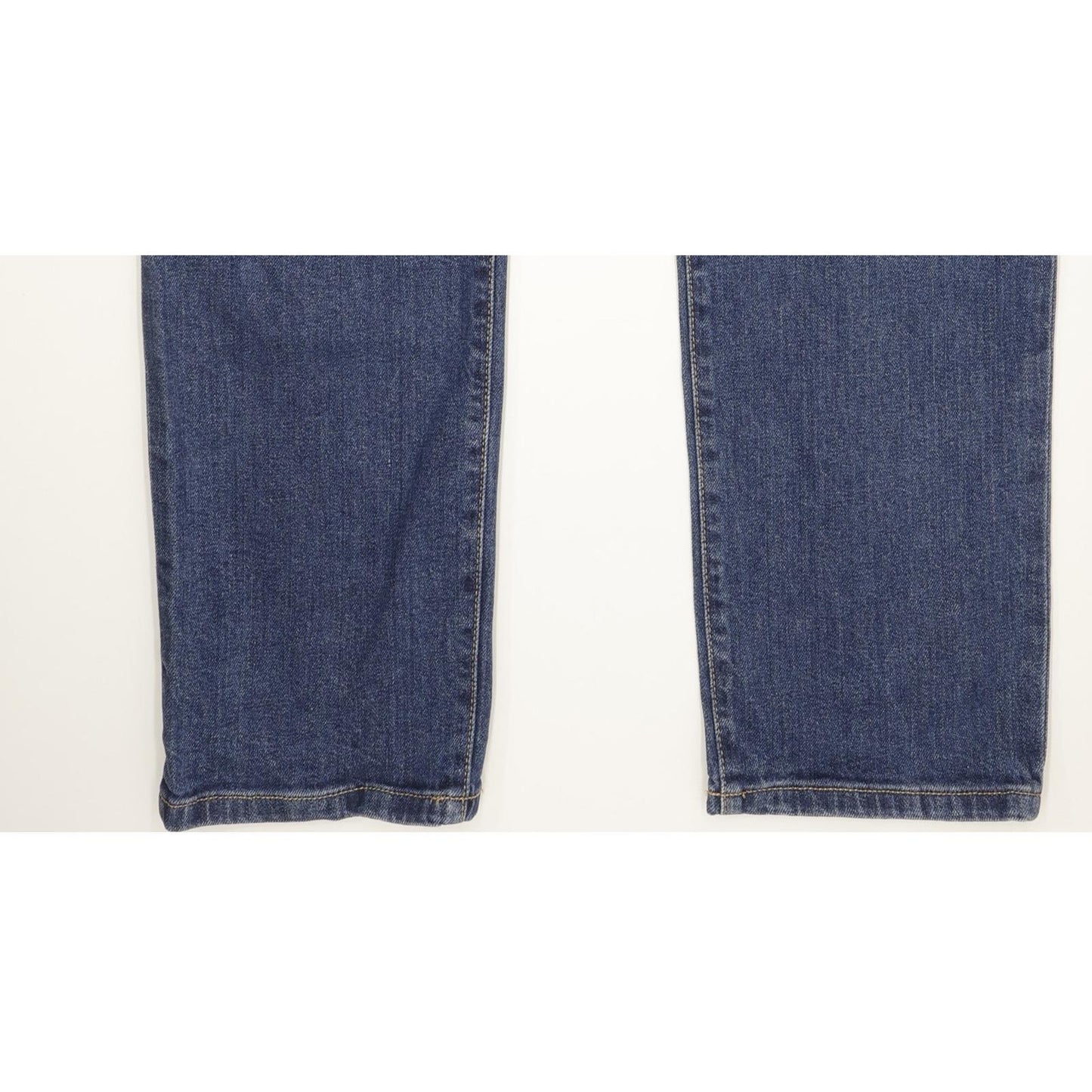 Wrangler Larston Men Blue Straight Slim Stretch Jeans W40 L32