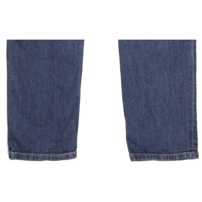Wrangler Larston Men Blue Straight Slim Stretch Jeans W40 L32