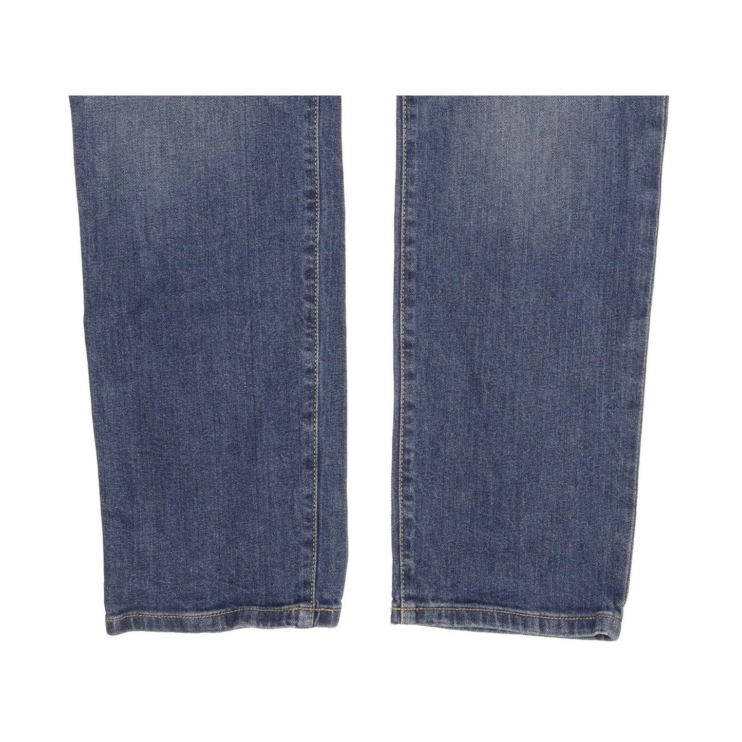 Wrangler Larston Men Blue Straight Slim Stretch Jeans W40 L32