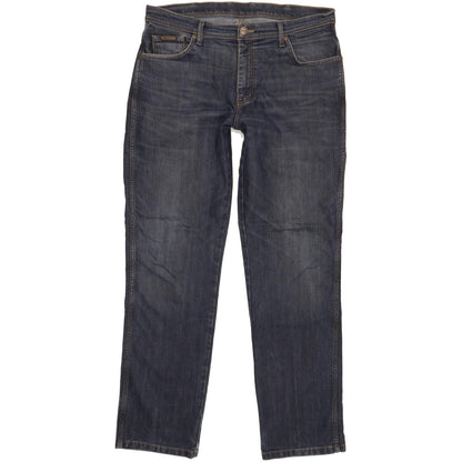 Wrangler Texas Men Blue Straight Regular Jeans W36 L32