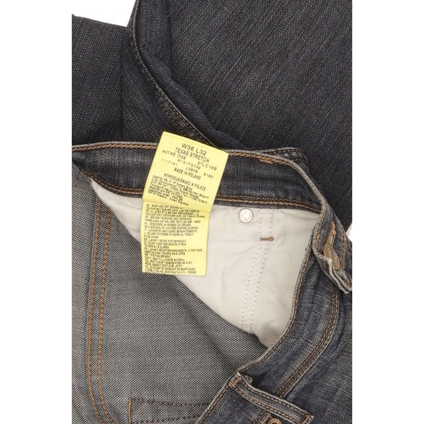 Wrangler Texas Men Blue Straight Regular Jeans W36 L32