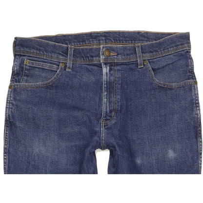 Wrangler Men Blue Straight Regular Stretch Jeans W36 L28