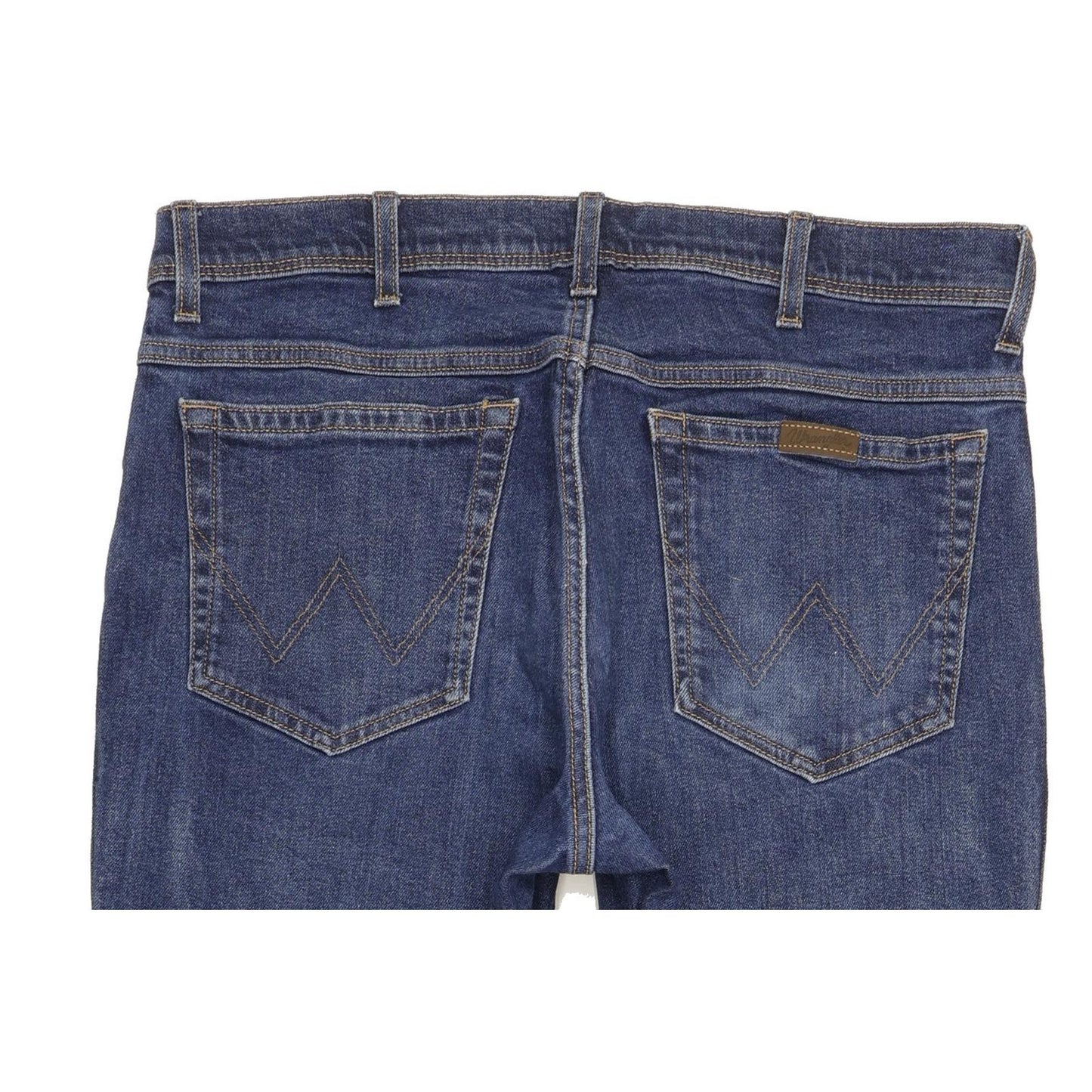 Wrangler Men Blue Straight Regular Stretch Jeans W36 L28