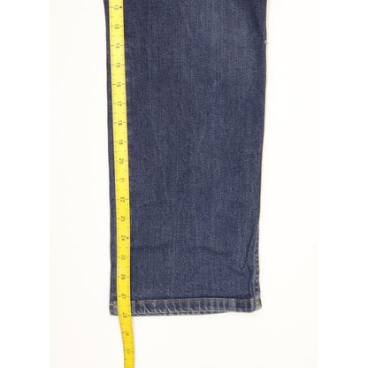 Wrangler Men Blue Straight Regular Stretch Jeans W36 L28