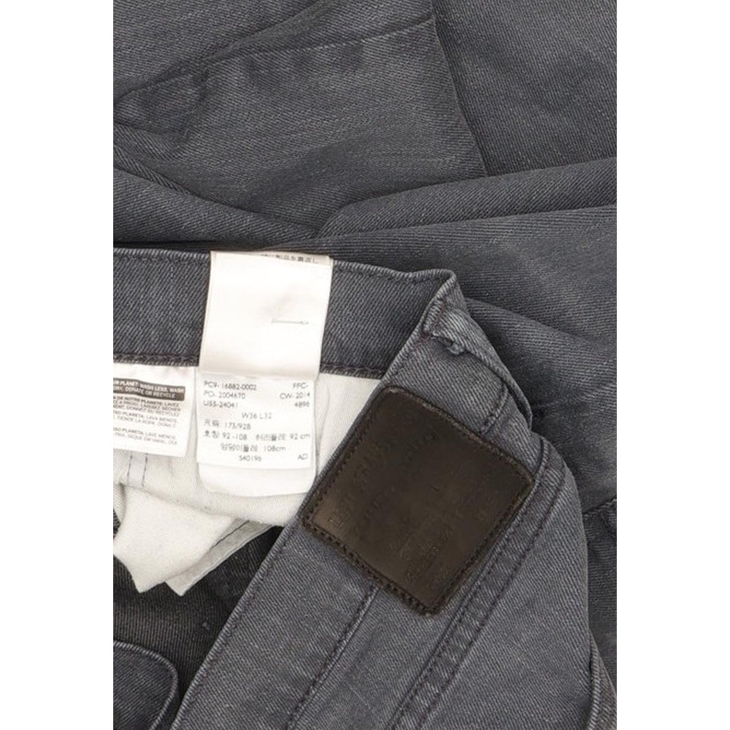 Levi's 522 Men Blue Tapered Slim Stretch Jeans W36 L30