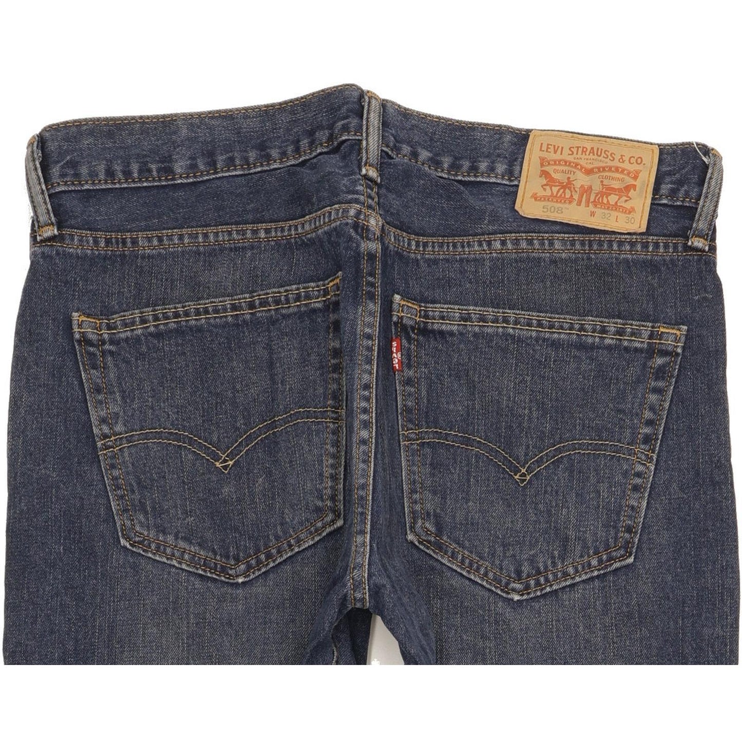 Levi's 508 Men Blue Straight Slim Jeans W32 L30