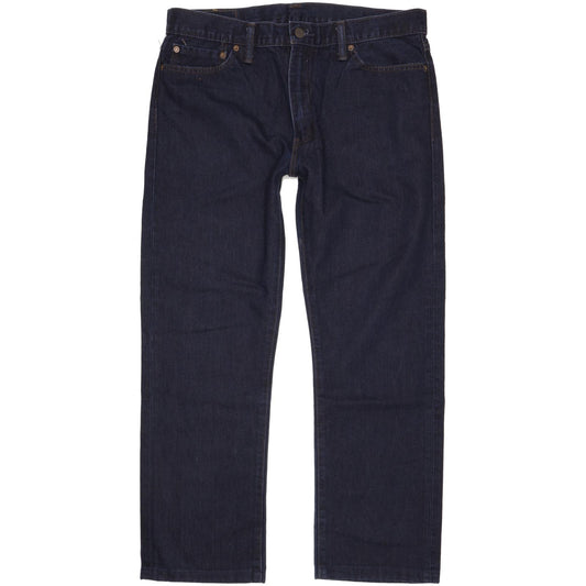Levi's 504 Men Navy Straight Regular Jeans W36 L29